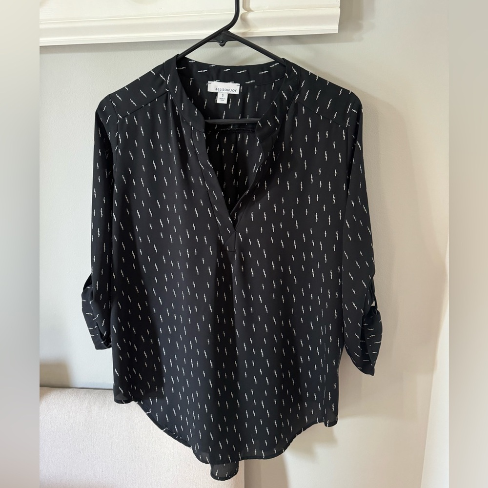 Cute black top from Allison Joy (Evereve)
